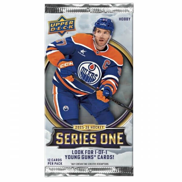 Upper Deck 2025-2026 NHL Upper Deck Series One Hobby Balíček - hokejové karty