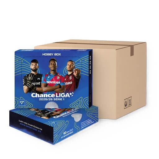 Sportzoo Futbalové karty Chance liga 2025-2026 1. série Hobby case