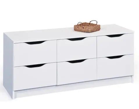 Zásuvková (TV)komoda Westphalen, biela%