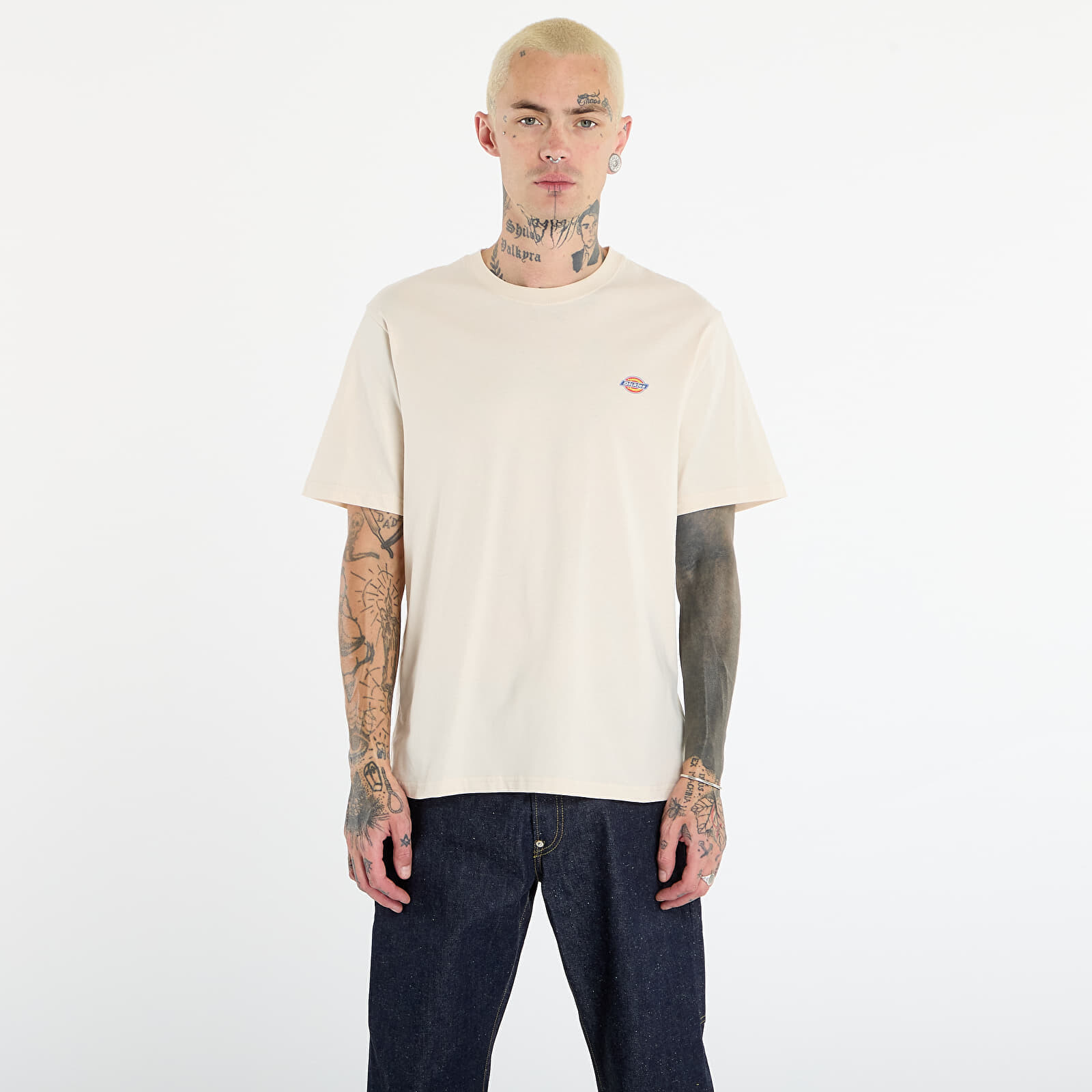 Tričko Dickies Mapleton Ss Tee Whitecap Gray L