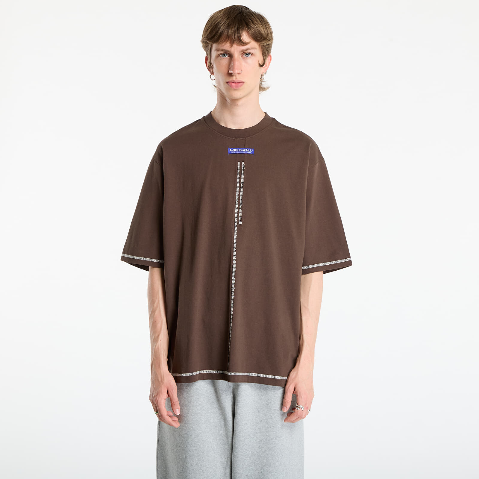 Tričko A-COLD-WALL* Night Shift Tshirt Brown S