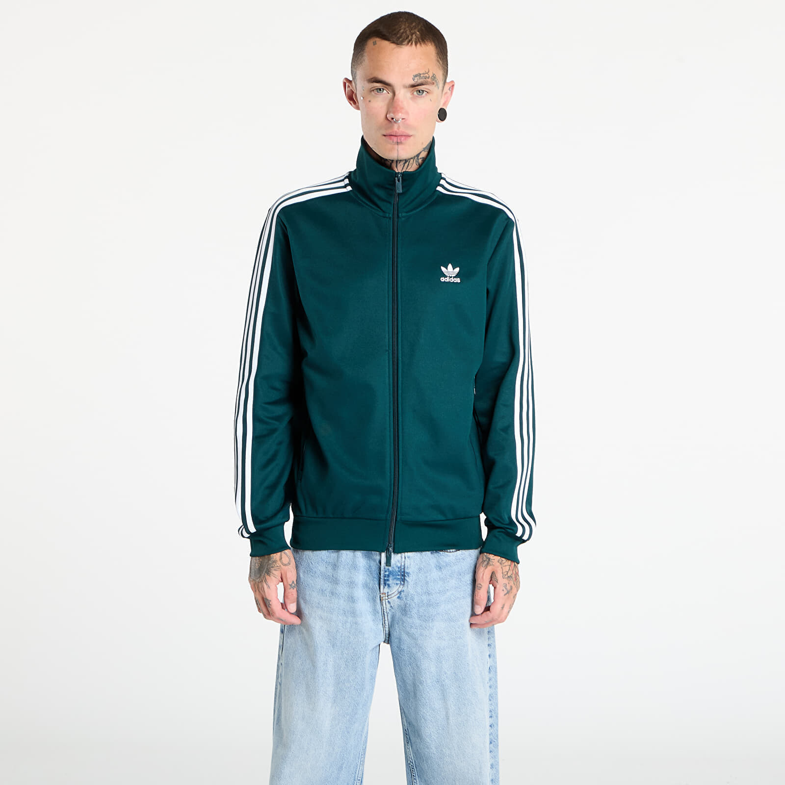 Bunda adidas Adicolor Classics Beckenbauer Track Top Aurora Ivy/ White XL