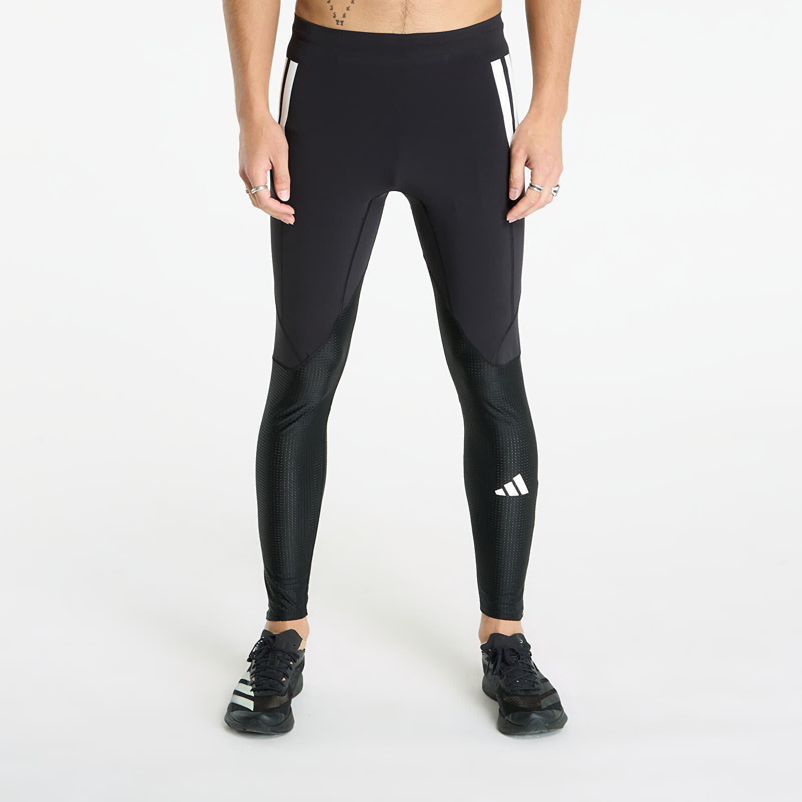 Legíny adidas Adizero Running Long Leggings Black M
