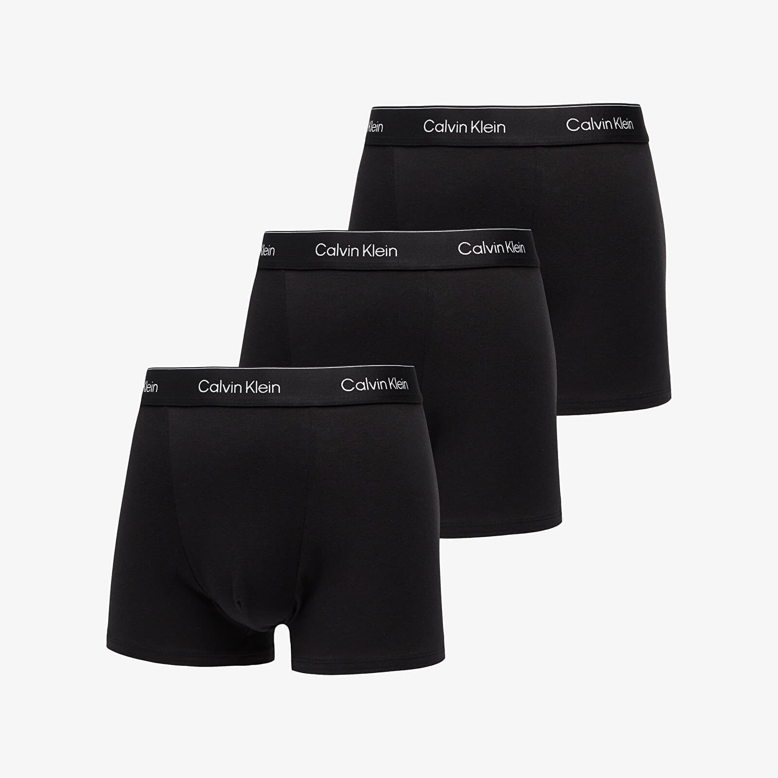 Boxerky Calvin Klein Relaxed Fit Cotton Stretch Trunk 3-Pack Black XXL