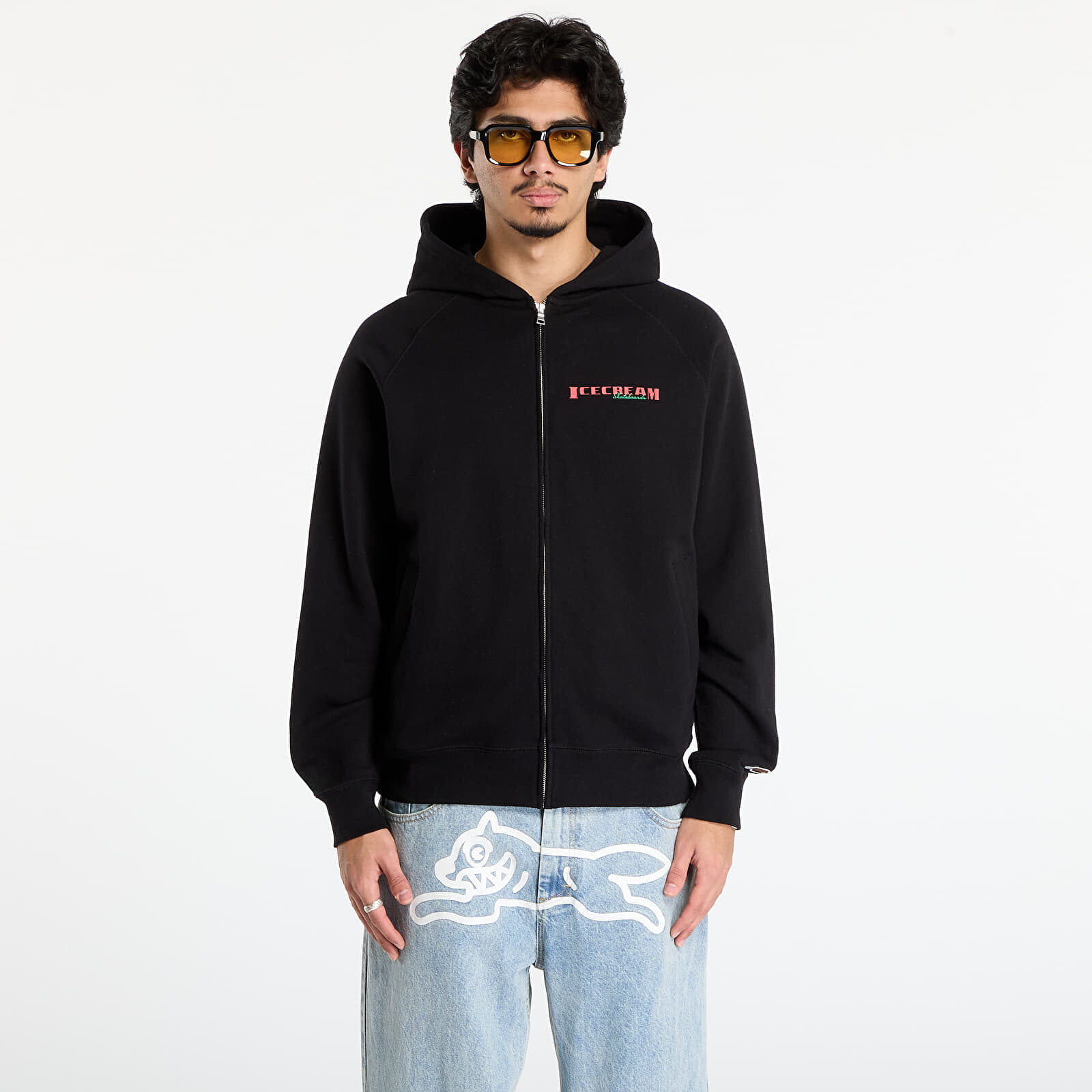 Mikina Billionaire Boys Club Icecream Waitress Zip Through Hood Black S