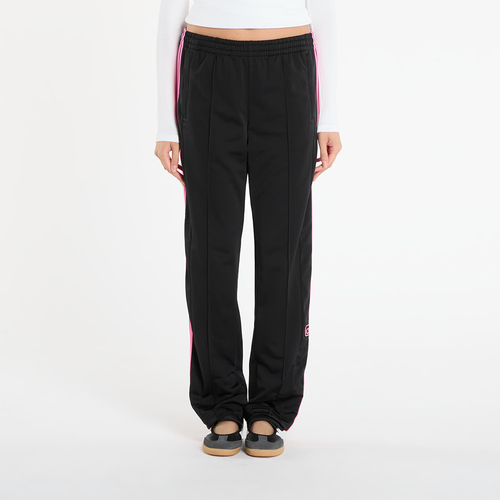Tepláky adidas Adibreak Tracksuit Bottoms Black/ Black XS