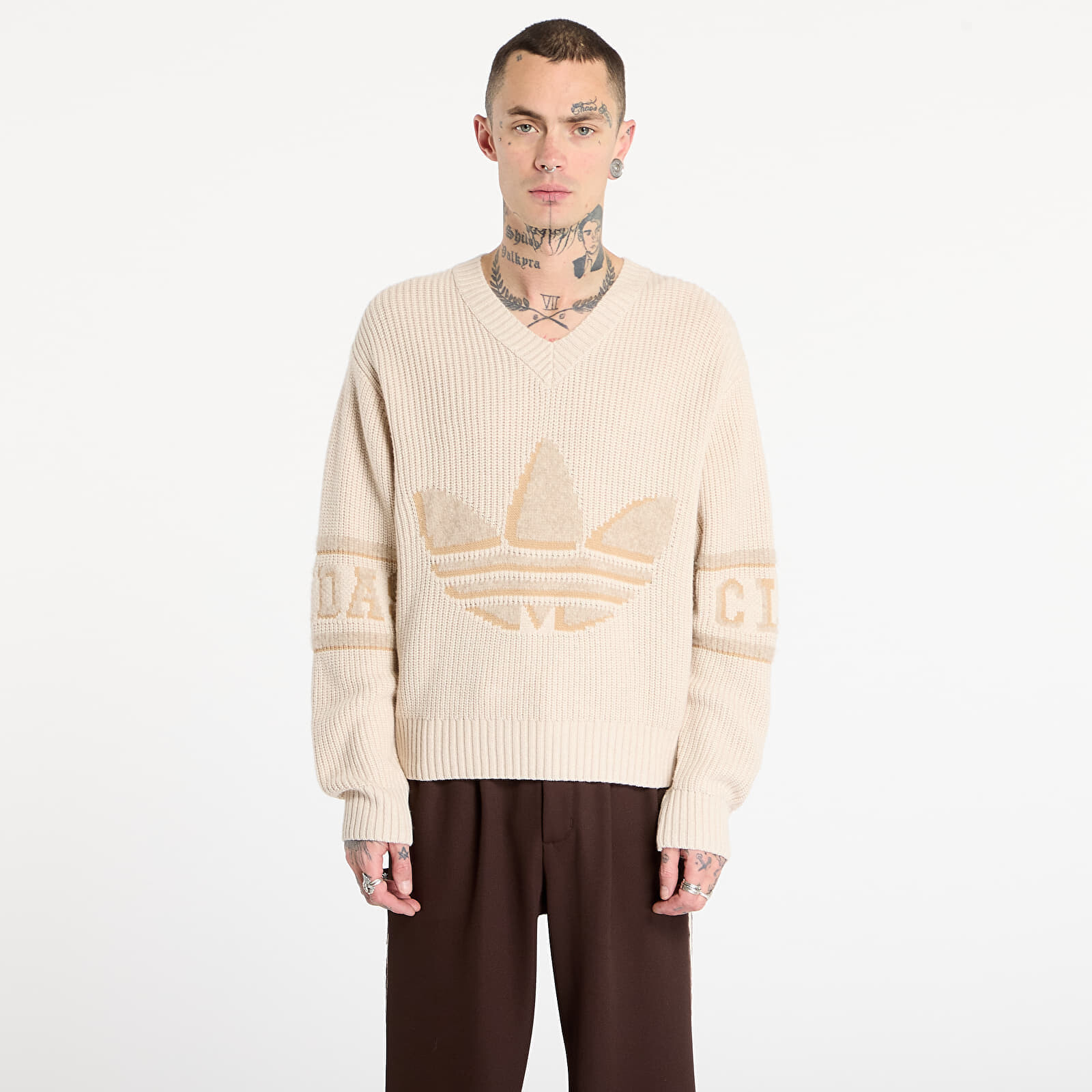 Sveter adidas x Clot Sst Ls Sweat UNISEX Warm Sand L