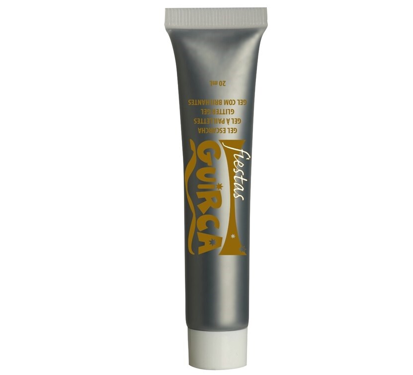 Guirca Farba na tvár v tube strieborná 20 ml