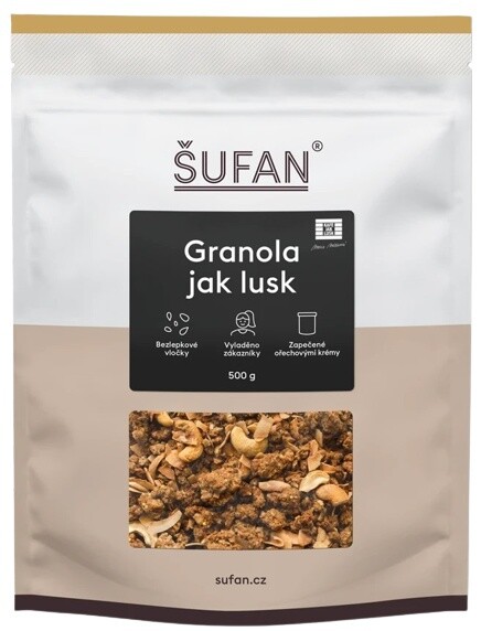 Šufan granola 500 g - jako lusk