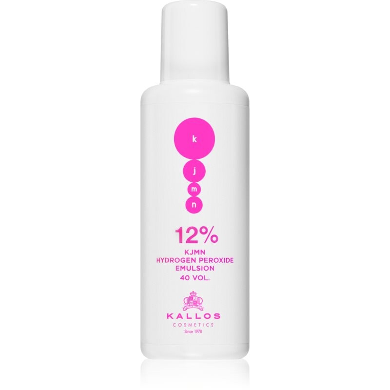 Kallos KJMN Professional Hydrogen Peroxide aktivačná emulzia 12 % 40 Vol. pre profesionálne použitie 100 ml