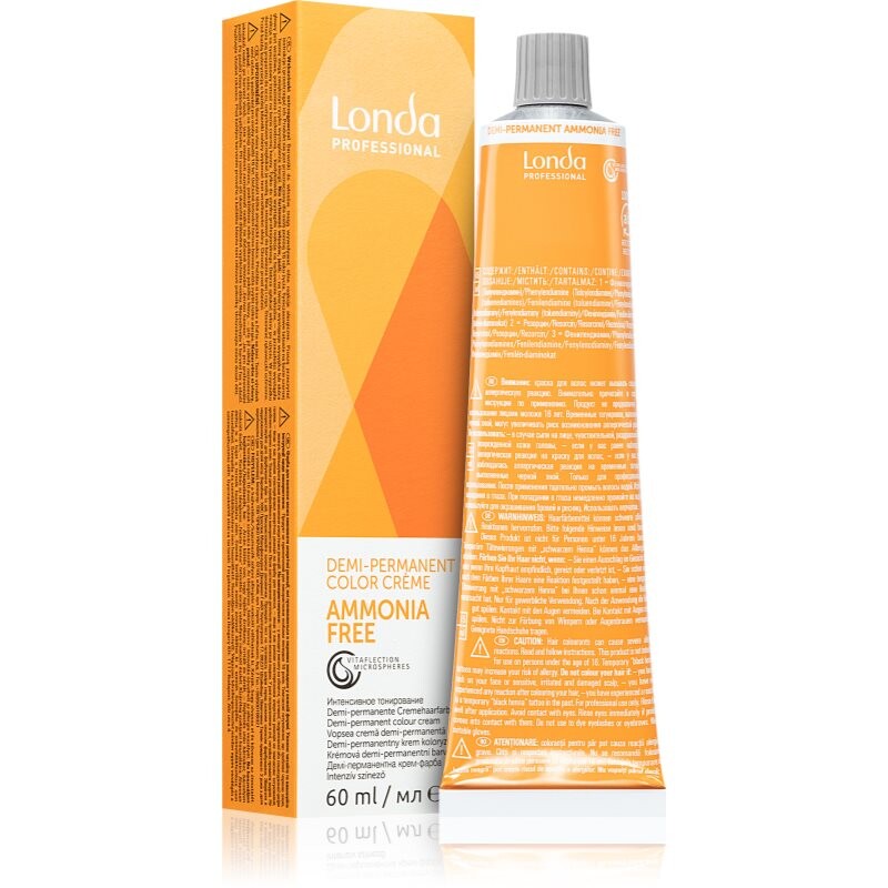 Londa Professional Demi-Permanent Color Demi-Permanent Color Creme demipermanentná farba na vlasy bez amoniaku odtieň 4/07 60 ml