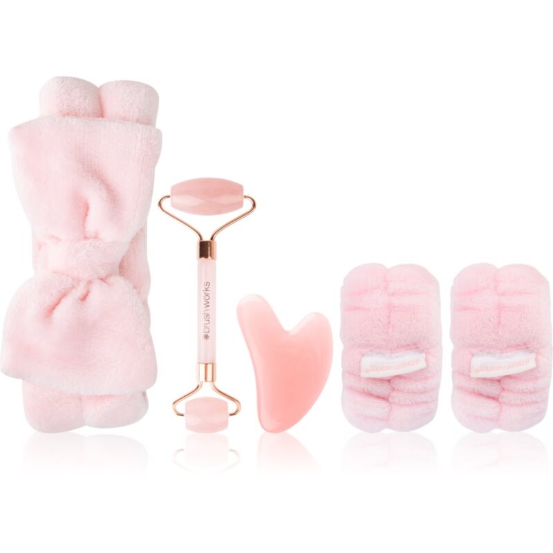 Brushworks Pamper & Glow Set darčeková sada na tvár