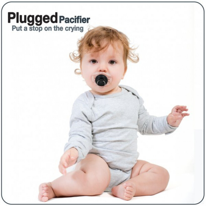 Cumlík Špunt - priehľadný-čierny