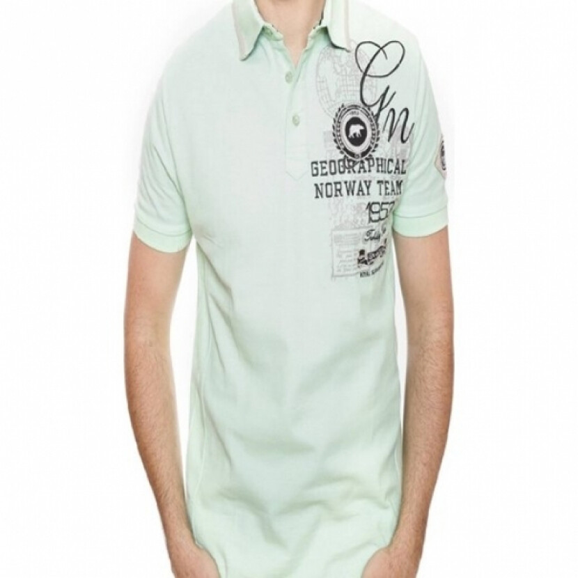 Polokošeľa Geographical Norway Kelov - modrá, L