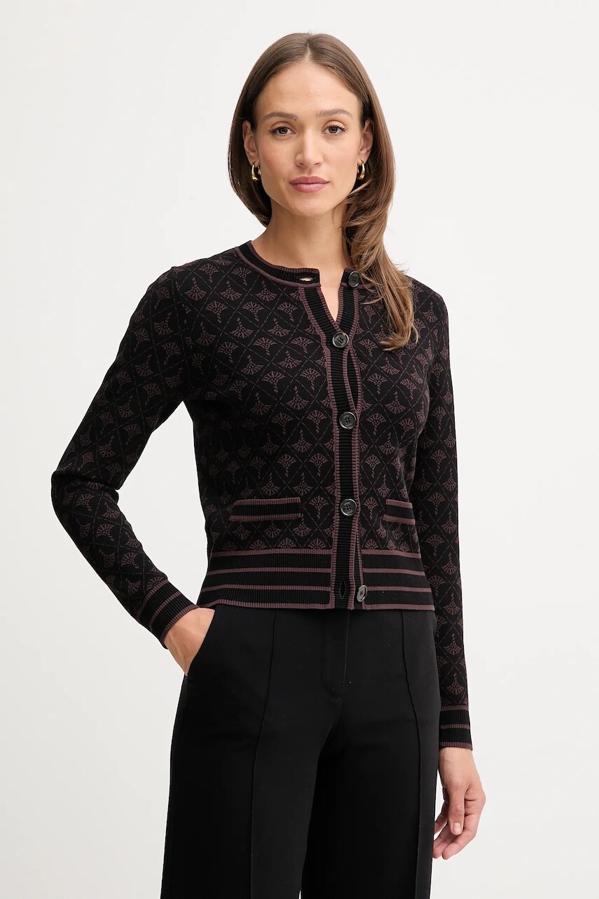 Kardigán Joop! čierna farba, ľahké, 30048388