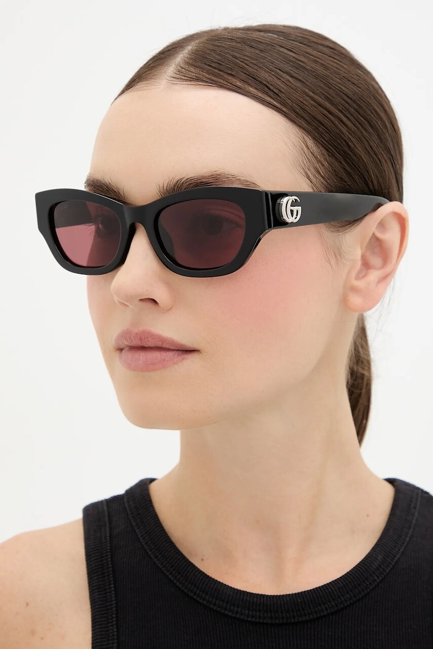 Slnečné okuliare Gucci čierna farba, GG1954SA