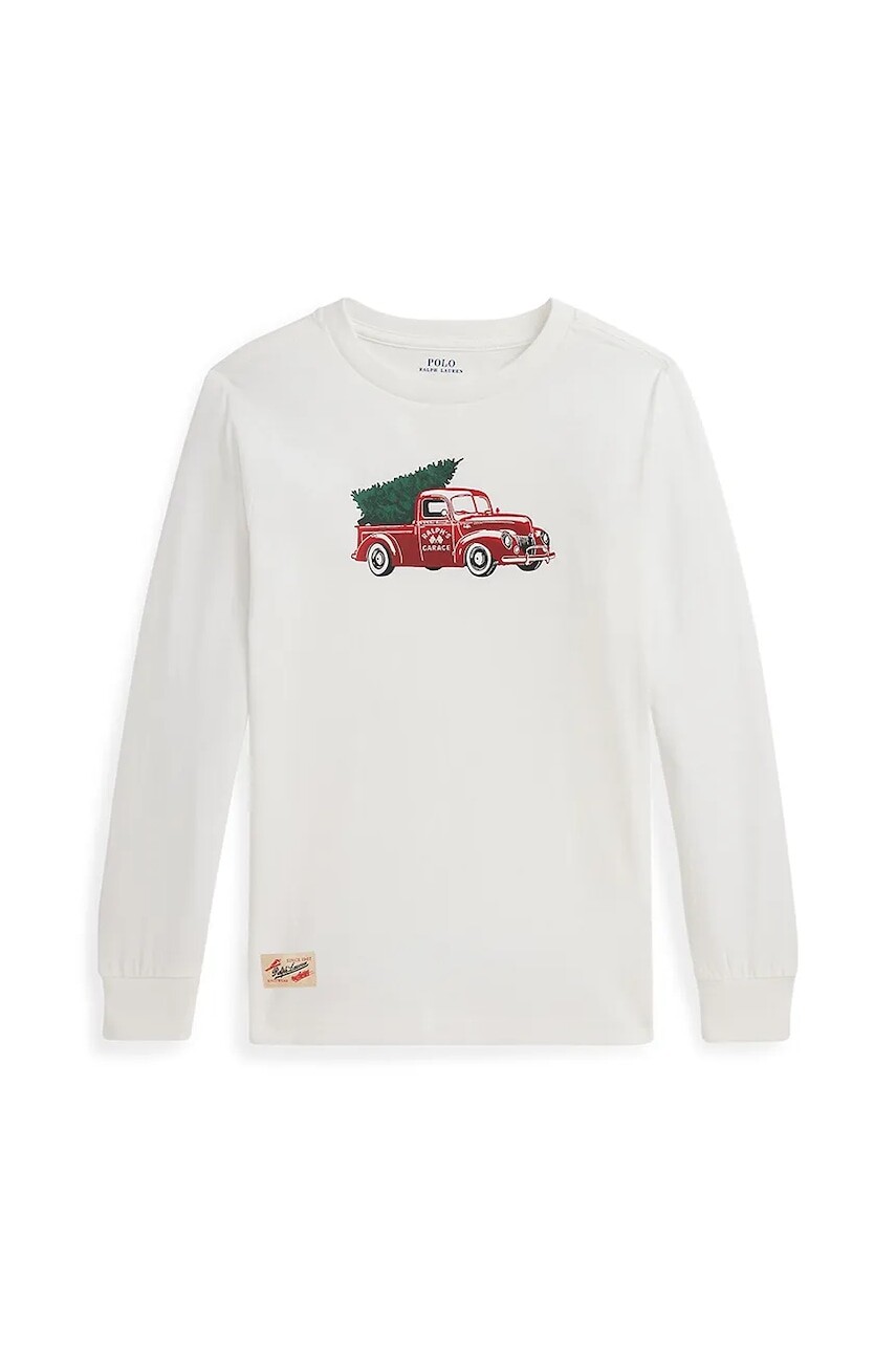 Detské tričko Polo Ralph Lauren béžová farba, 322981328001