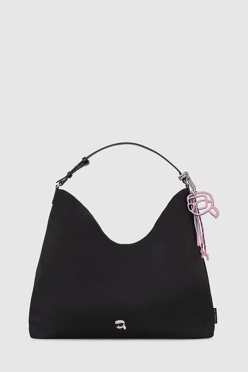 Kabelka Karl Lagerfeld IKON čierna farba, A4W30013