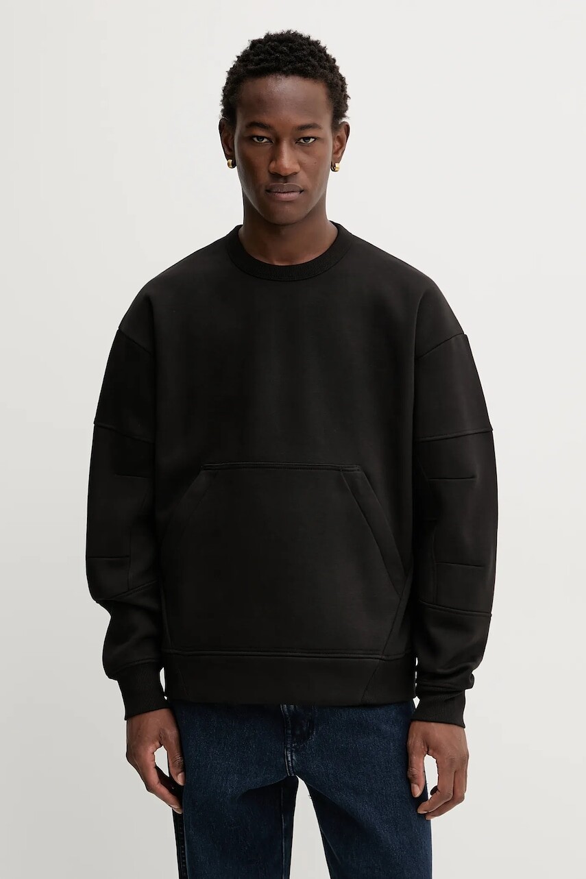 Mikina G-Star čierna farba, jednofarebná, D27088.D733