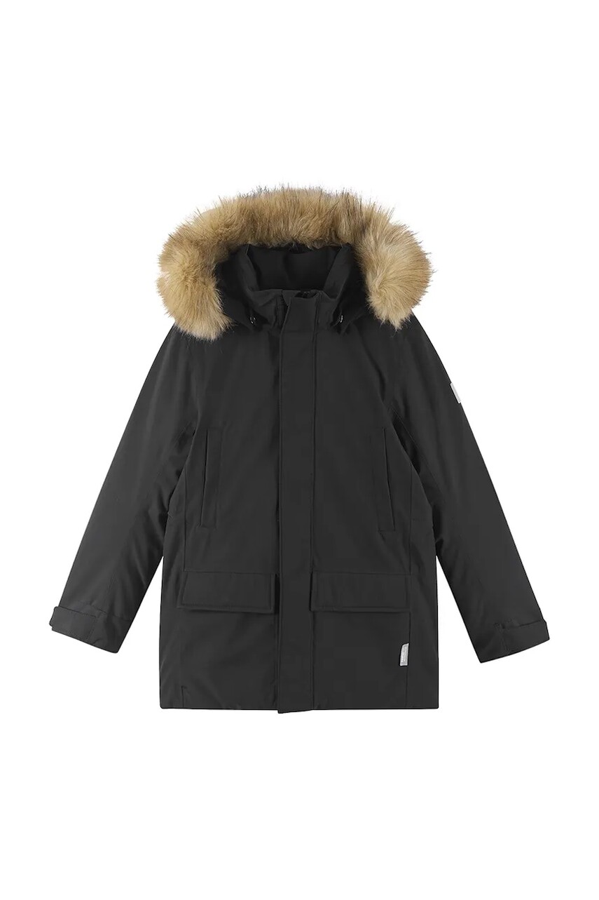 Detská páperová bunda Reima Serkkula čierna farba, 5100281A