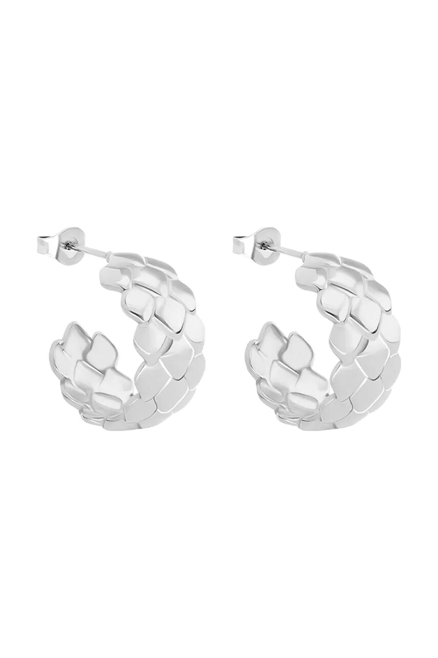 Postriebrené náušnice Lilou Snake 262/16/KOL/NO2/SR