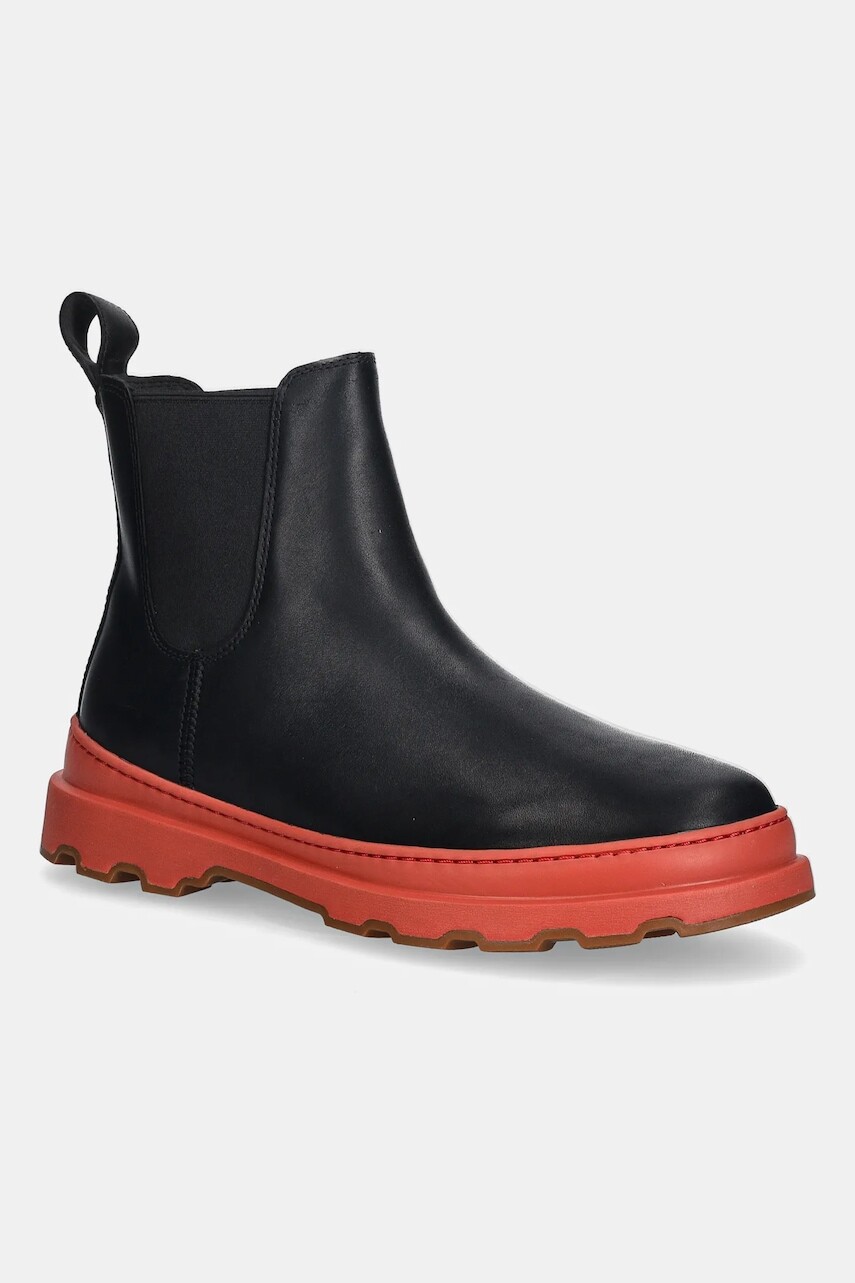 Kožené topánky chelsea Camper Brutus+ čierna farba, K300534-003