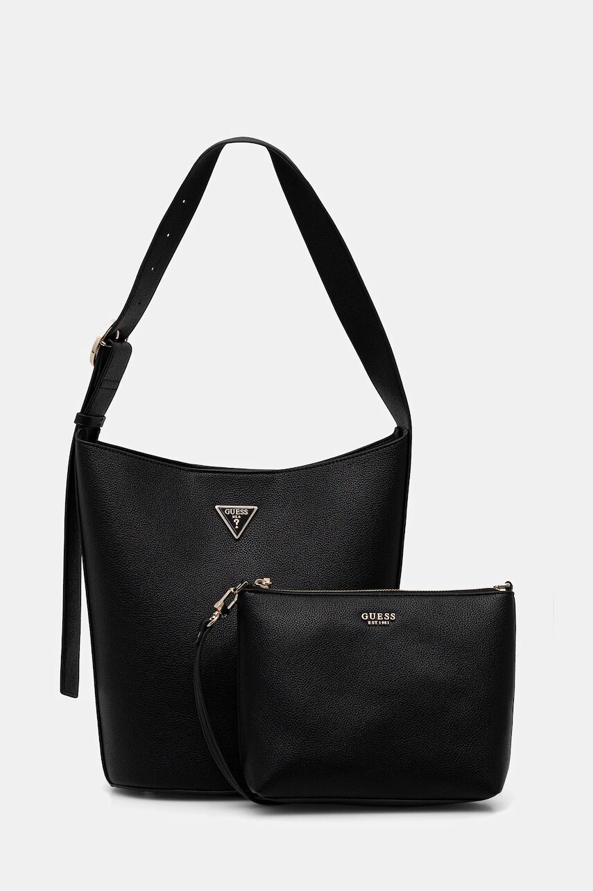 Kabelka Guess MERIDIAN čierna farba, HWBG69 74040