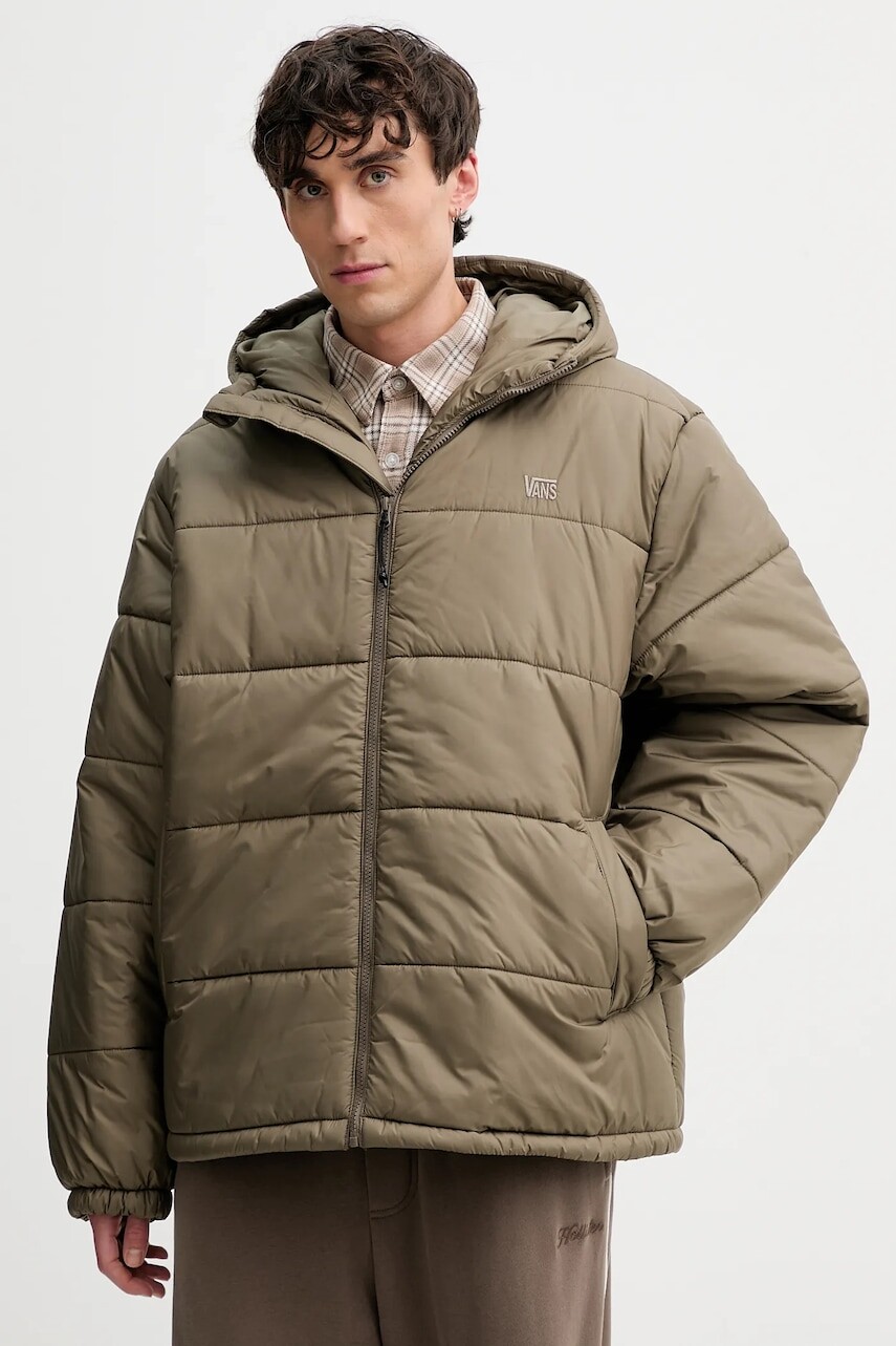 Bunda Vans zelená farba, zimná, VN000PJ89JC1