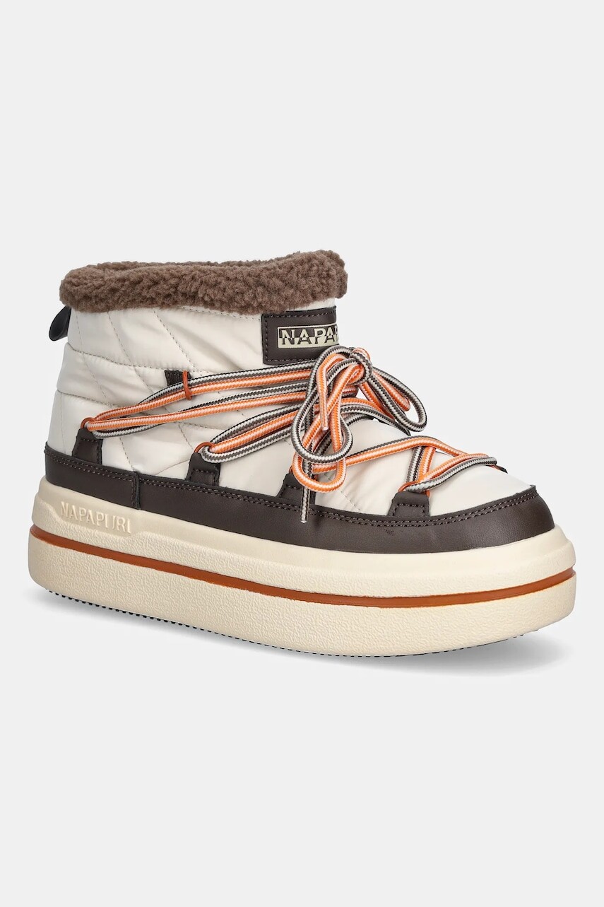 Snehule Napapijri F5GLACIER02/NYP béžová farba, NP0A892U NB7