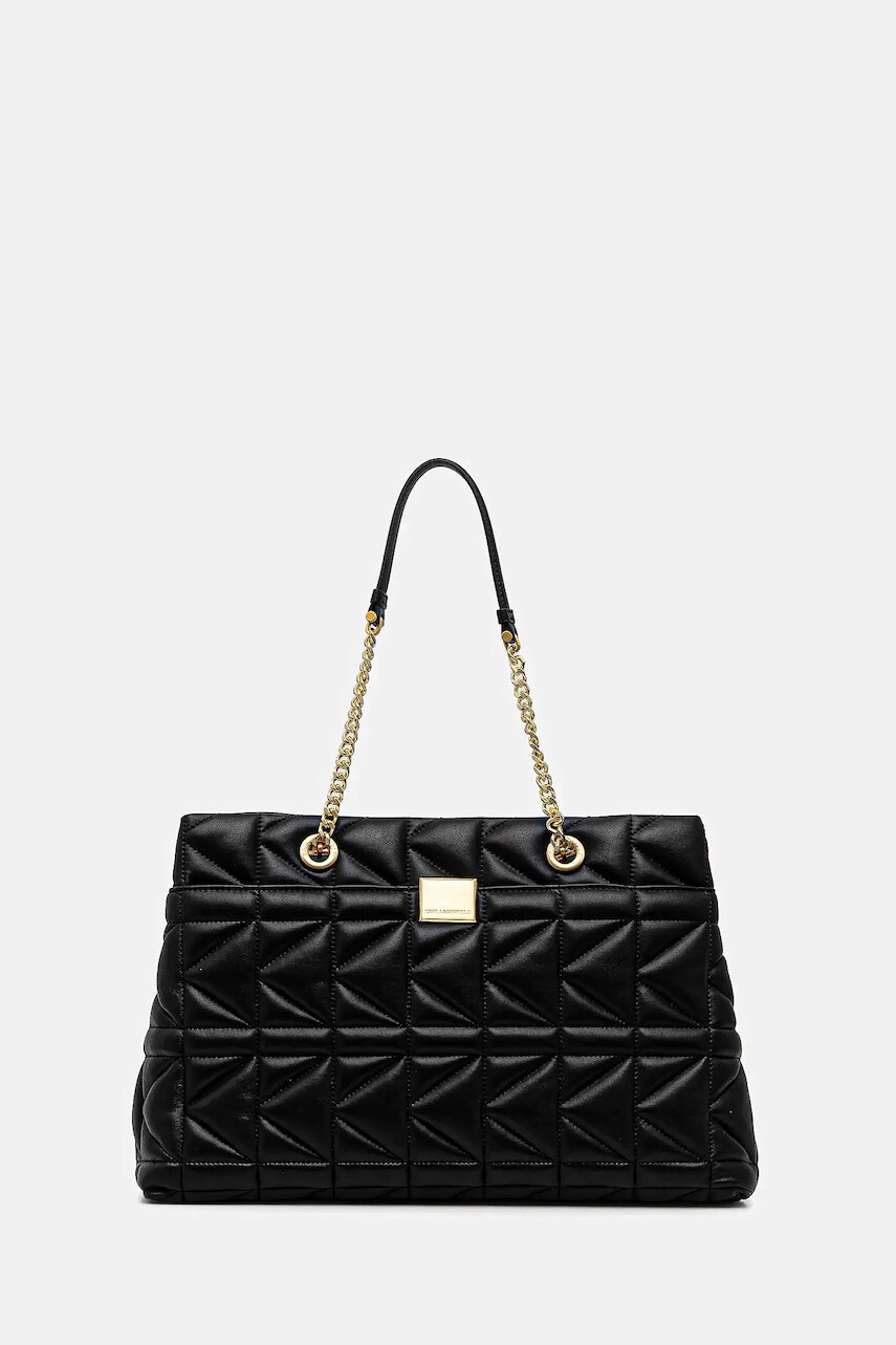 Kabelka Karl Lagerfeld K/KUILT K/KUILT čierna farba, A4W30085