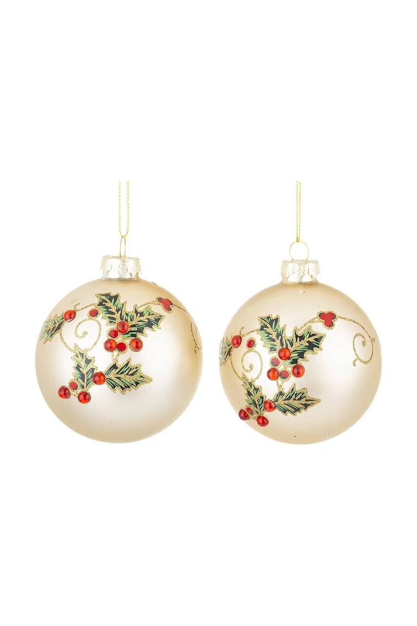 Sada vianočných ozdôb home & lifestyle 8 x 8 x 8 cm 2-pak viac farieb