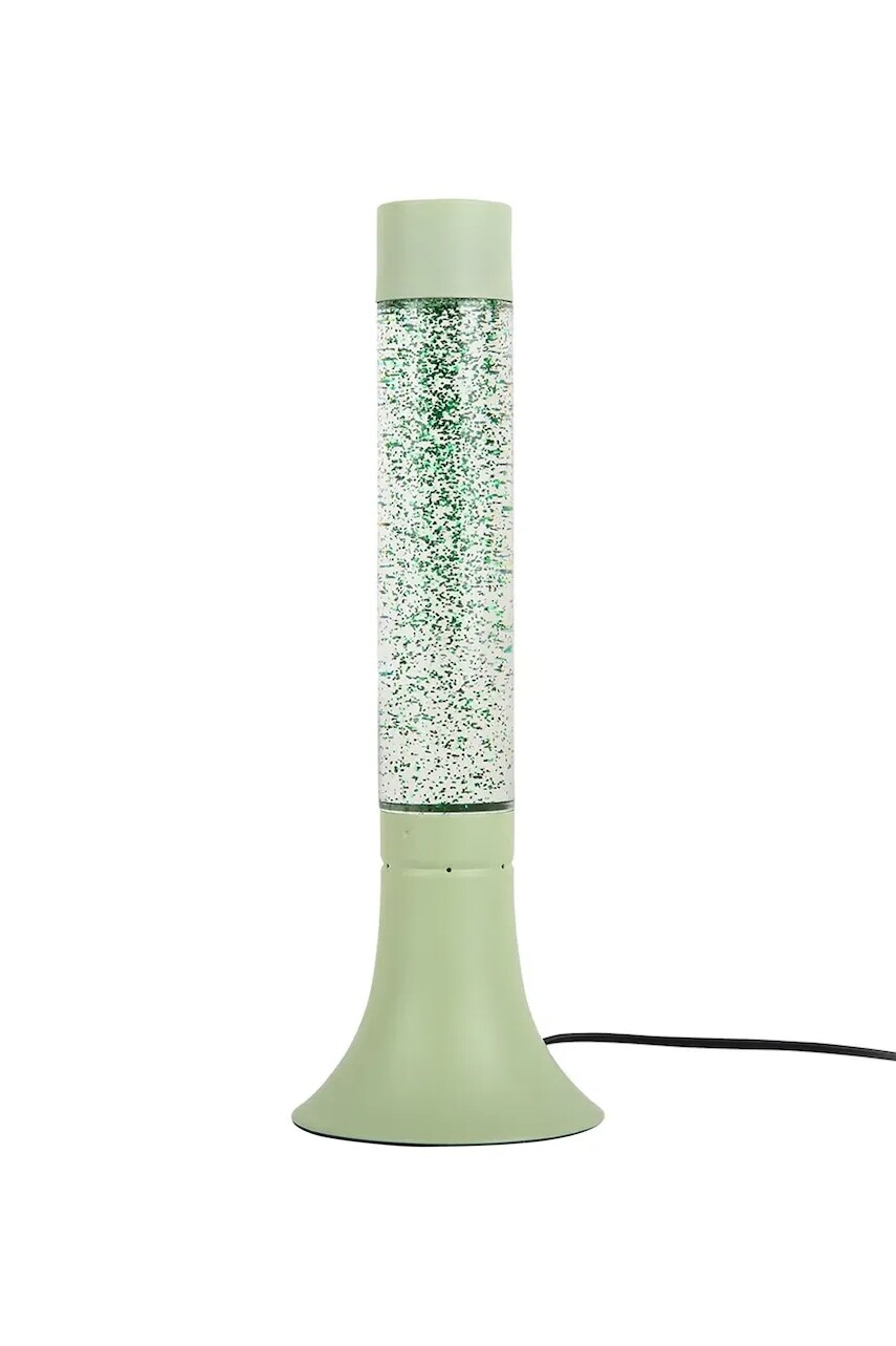 Stolná lampa Leitmotiv Astro Glitter 37,5 cm zelená farba