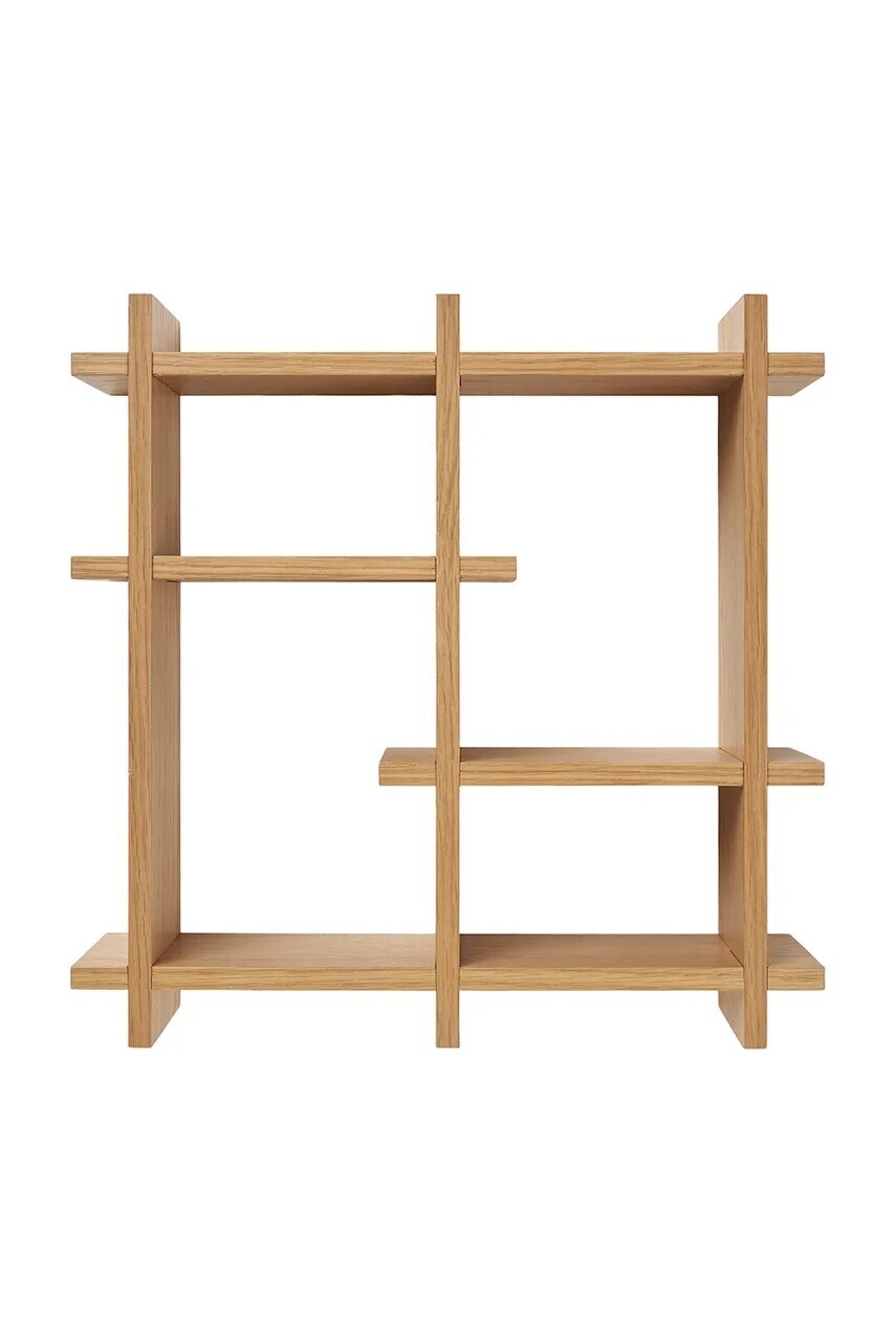 Nástenná polica House Nordic Olsberg 40 x 12 x 40 cm béžová farba