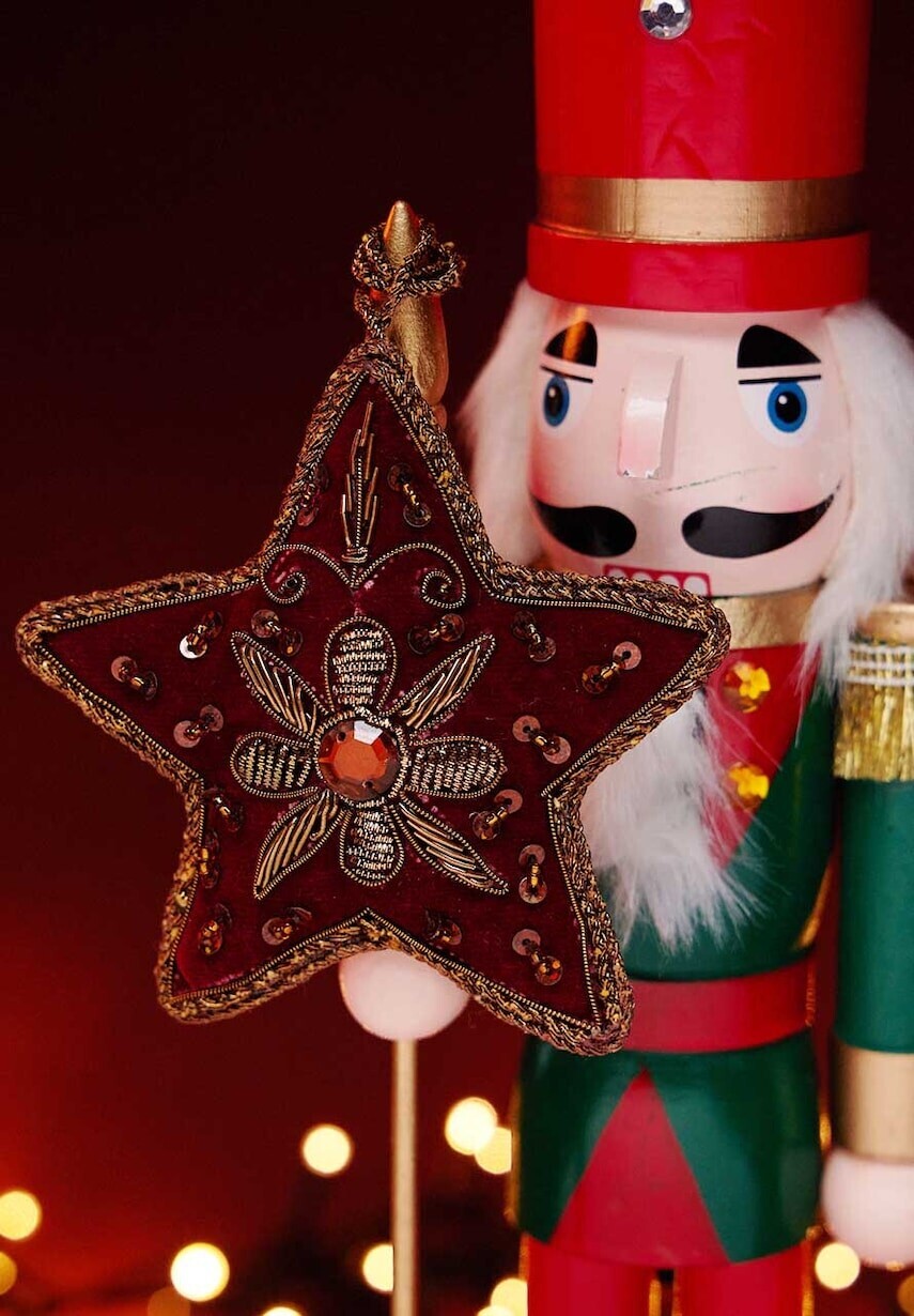 Ozdoba na vianočný stromček Medicine bordová farba