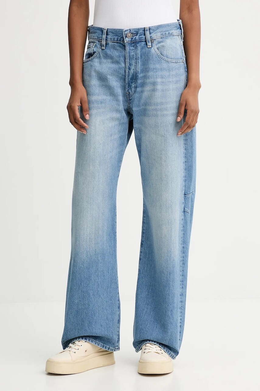 Rifle G-Star vysoký pás, D25372.E266