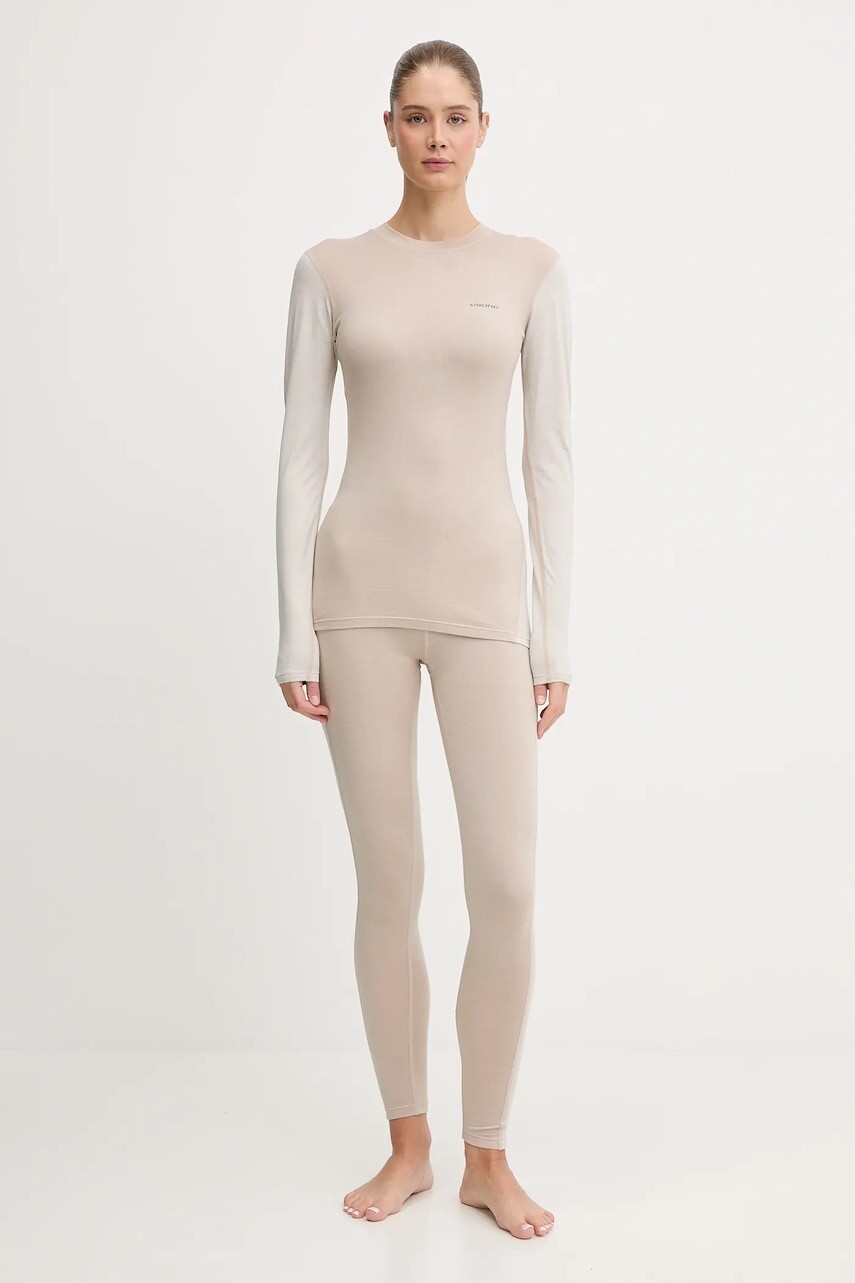 Sada funkčného prádla Viking Novena béžová farba, 500/27/9575