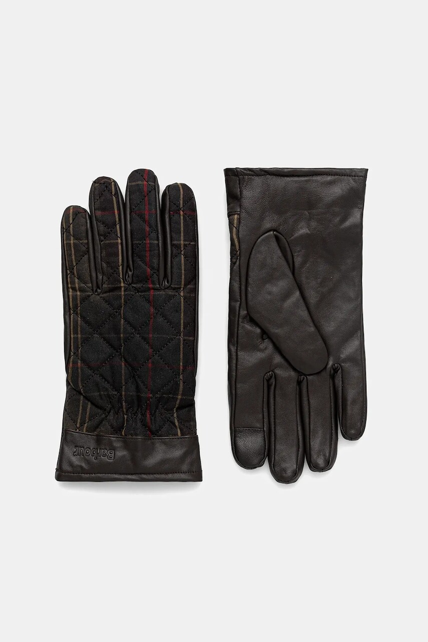 Rukavice Barbour hnedá farba, MGL0143