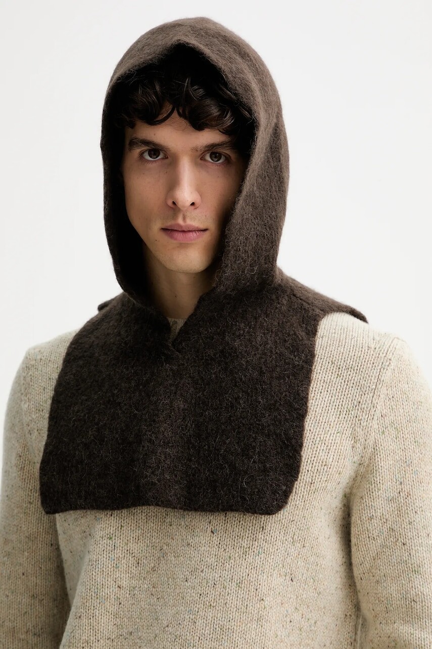 Kukla s prímesou vlny American Vintage hnedá farba, VITO22B