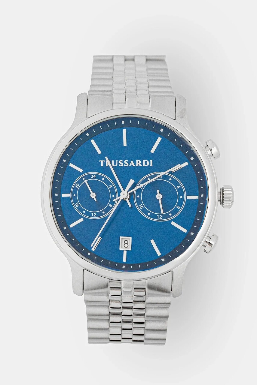 Hodinky Trussardi T-INEDITO pánske, strieborná farba, R2453174003