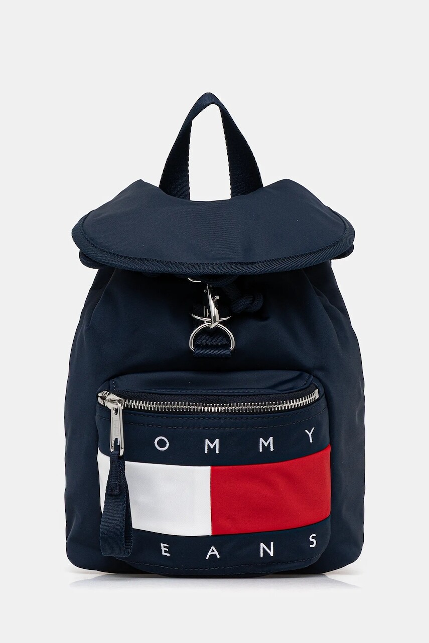 Ruksak Tommy Jeans dámsky, tmavomodrá farba, malý, AW0AW18088