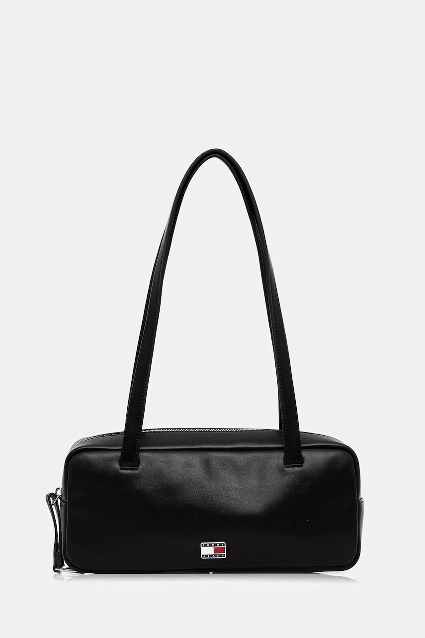 Kabelka Tommy Jeans čierna farba, AW0AW18075