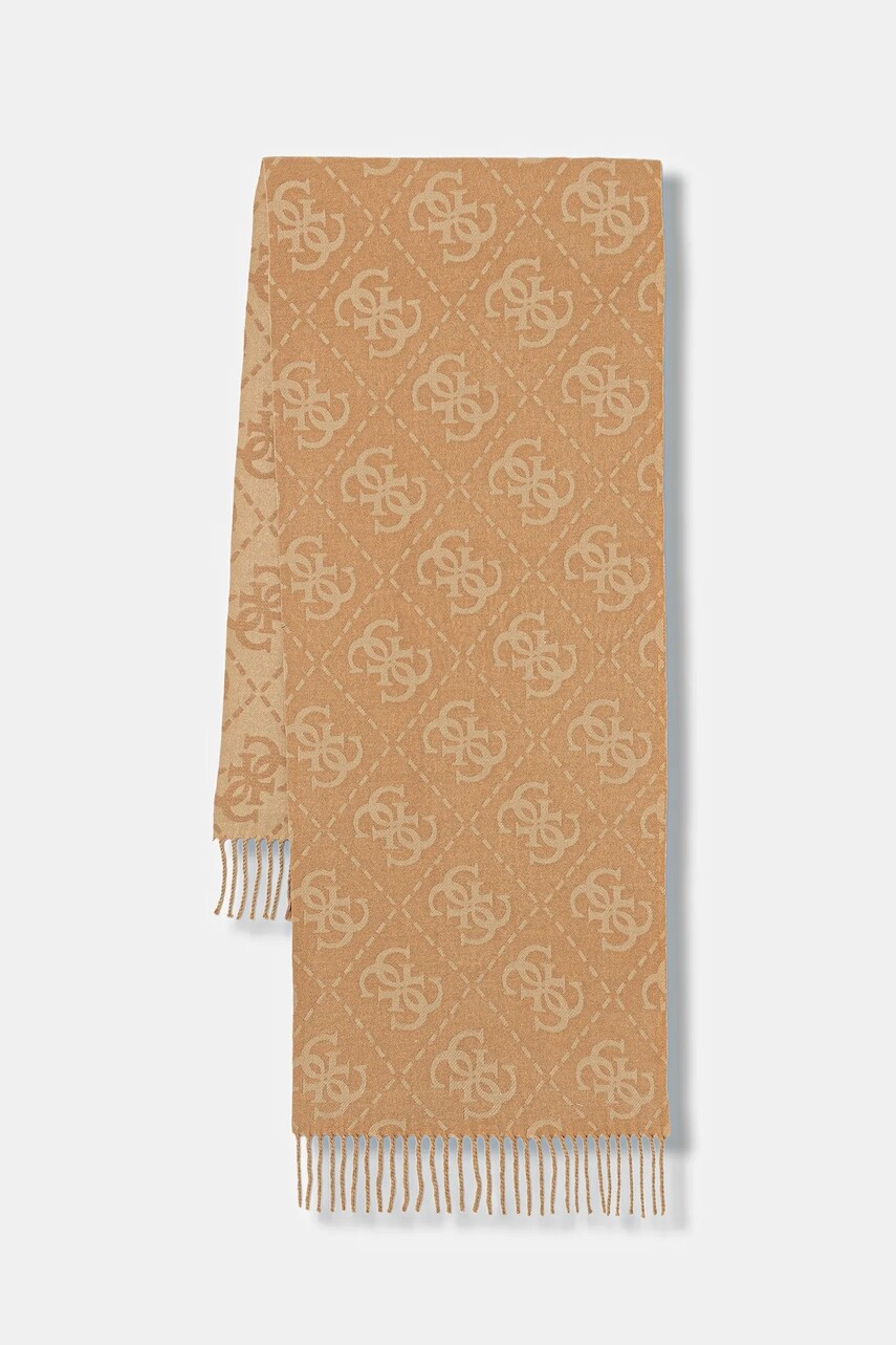 Šál Guess hnedá farba, vzorovaný, W5BZ33 Z4210