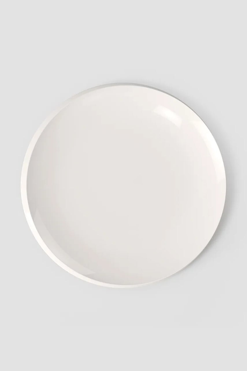 Servírovací tanier Villeroy & Boch New Moon 32 cm biela farba