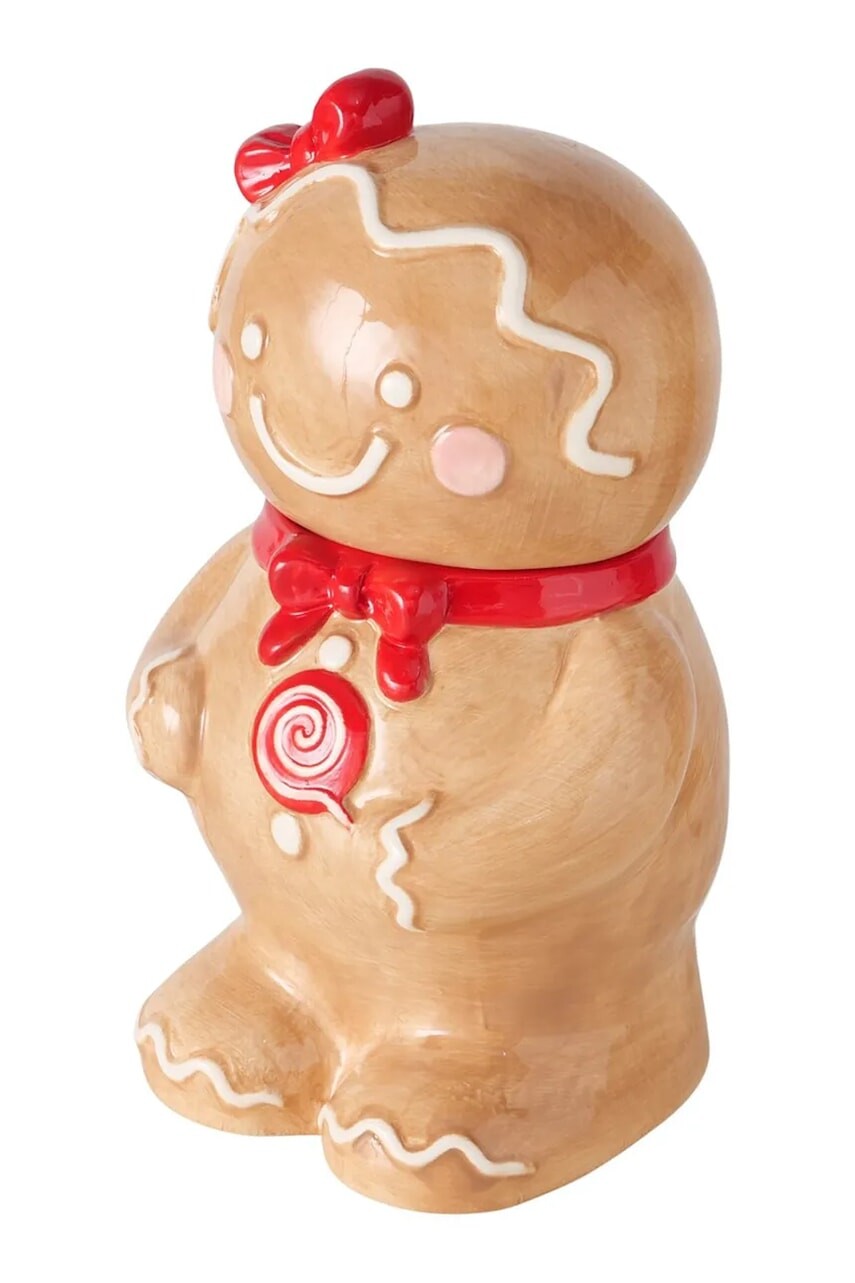 Vianočná nádoba s vekom Boltze Ginger 800 ml béžová farba