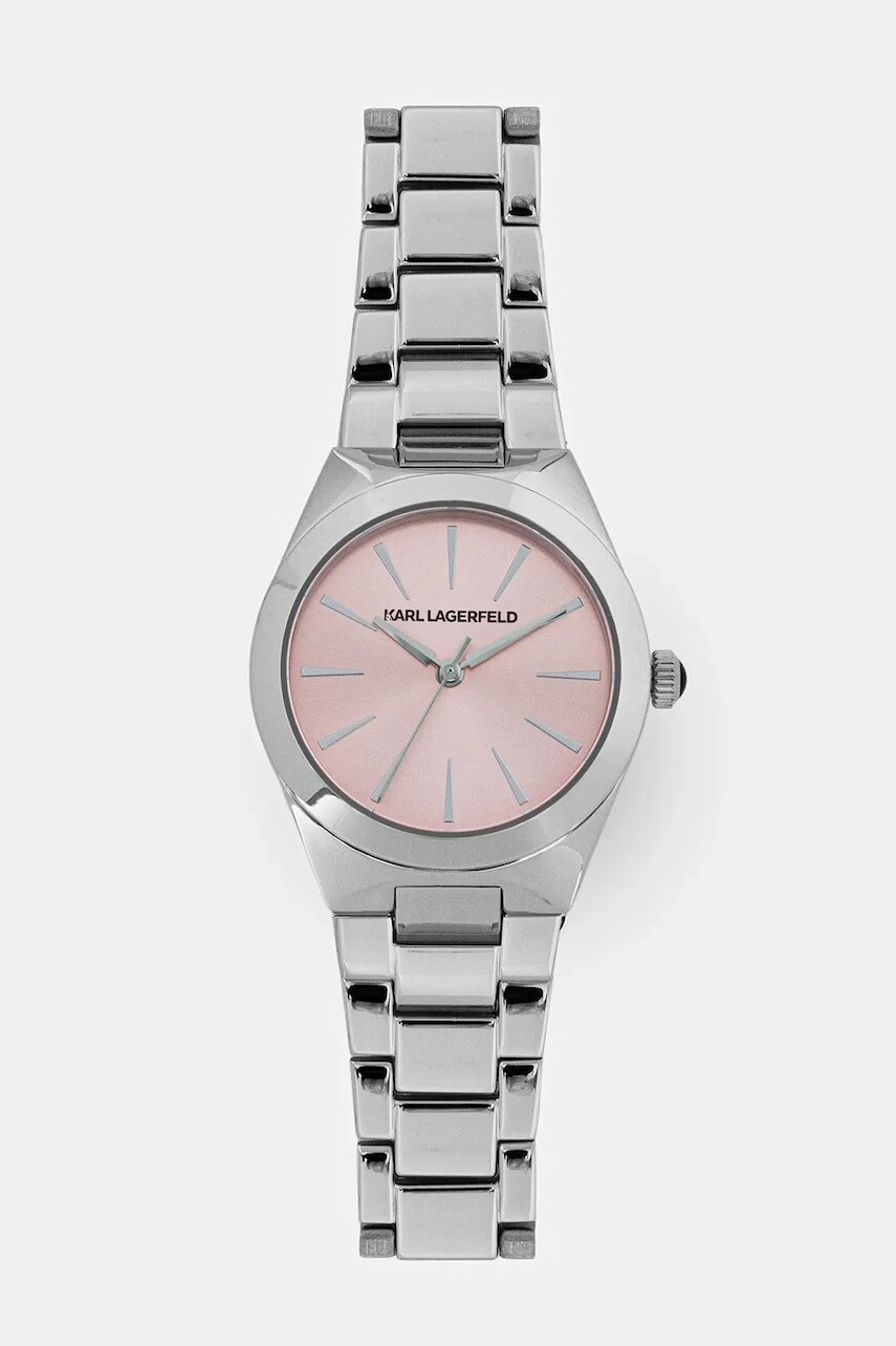 Hodinky Karl Lagerfeld dámske, strieborná farba, R0553105510