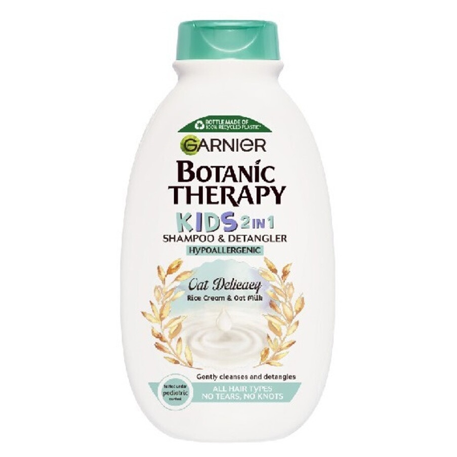 GARNIER Botanic Therapy Kids 2 v 1 Šampón a kondicionér Ľadové kráľovstvo Oat Delicacy 400 ml, poškodený obal