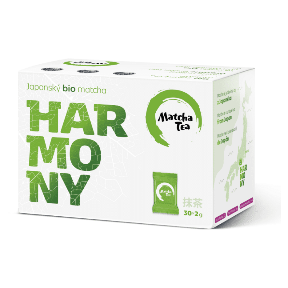 BIO MATCHA Tea Harmony jemne mletý zelený čaj 30x2 g