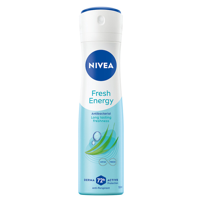 NIVEA Sprej antiperspirant Energy Fresh 150 ml