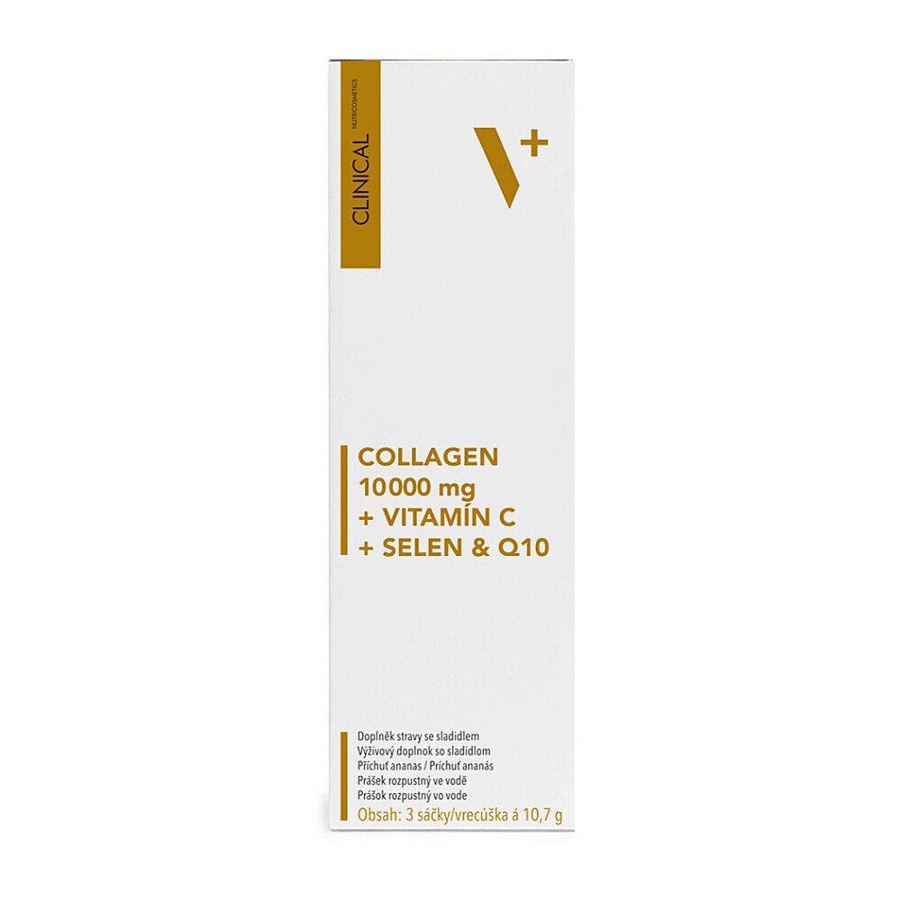 CLINICAL Collagen 10000 mg + vitamín C + selén & Q10 3 x 10.7 g