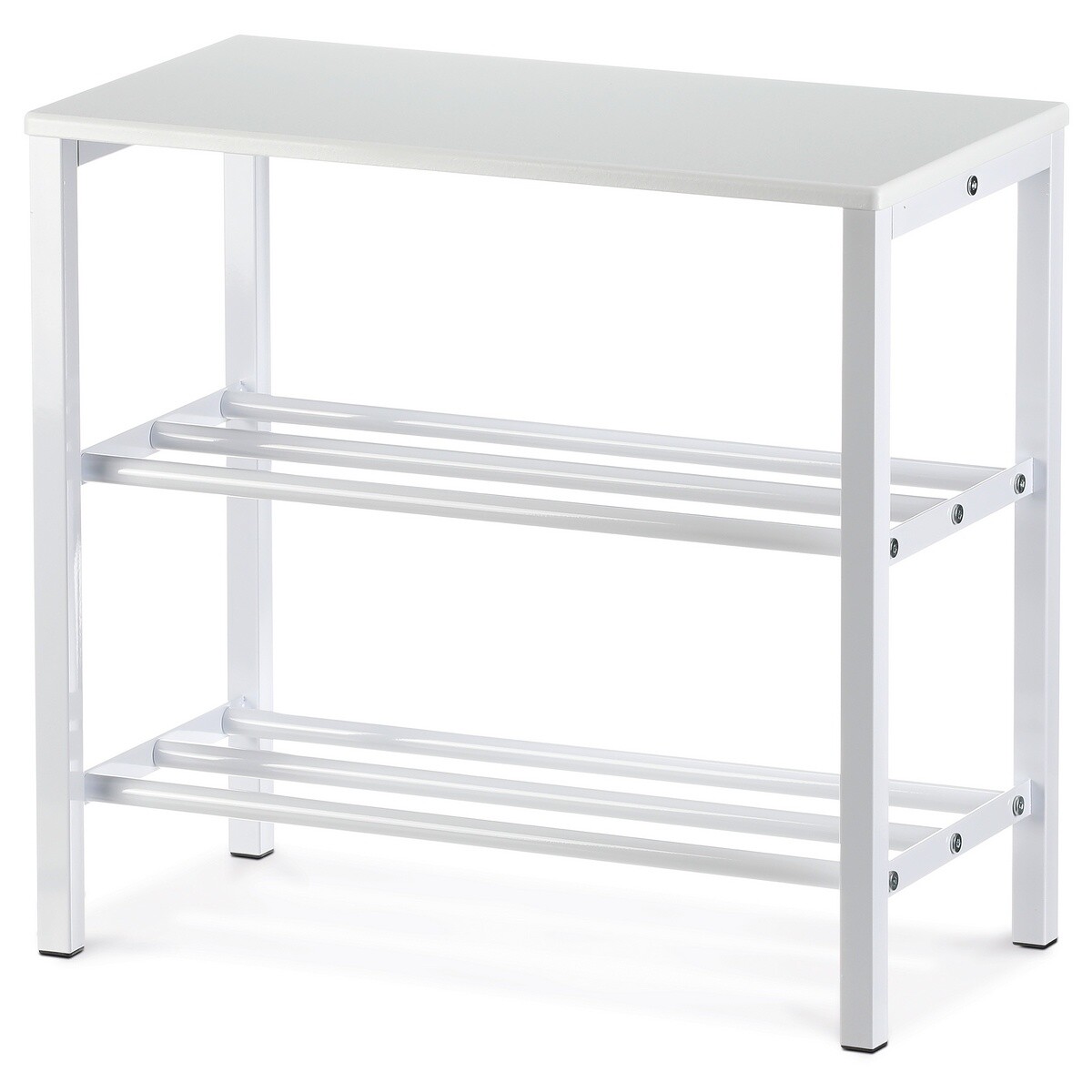 Stojan na topánky 83168-42 WT, kovový, biely